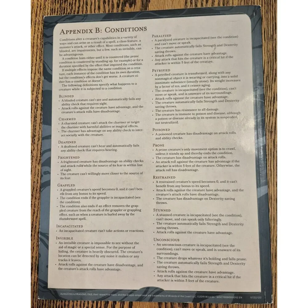 D&D Essentials Kit RULEBOOK 2019 Wizards of the Coast Dungeons and Dragons